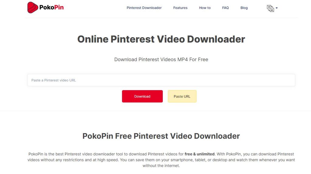 pokopin - Top Free Online Pinterest Video Downloaders